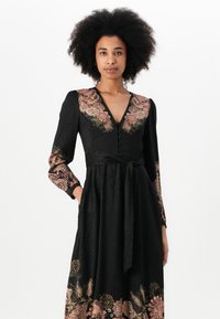 TWINSET DRESS - Kasdienė suknelė - nero/ruggine