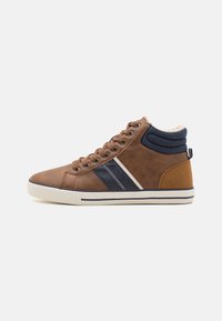 Sneakers alte - cognac