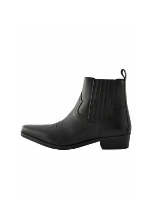 REGULAR FIT - Cowboy-/Bikerlaarsjes - black