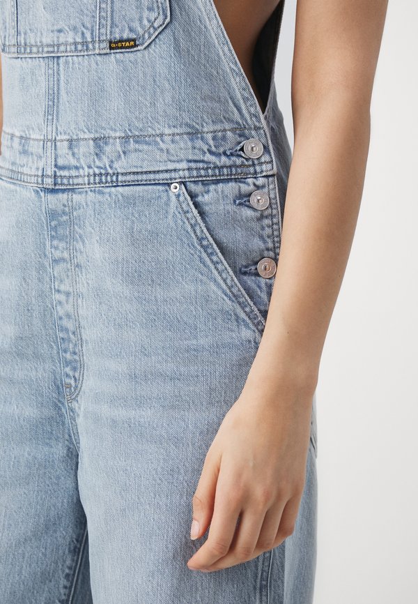 Dungarees - sun faded cloudburst2