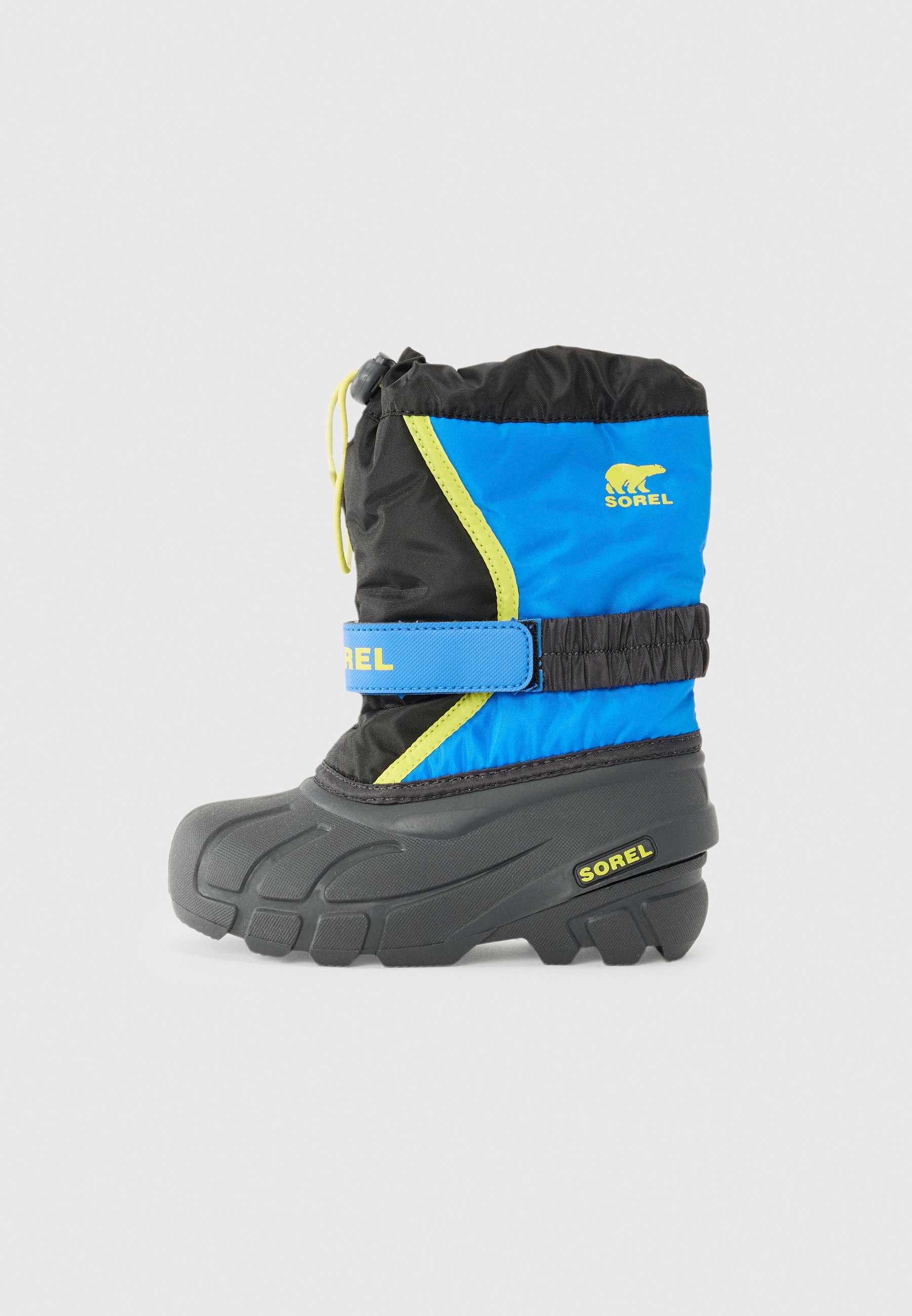 Sorel Black and Blue Snow Boots with Yellow Accents Sorel COMMANDER™ UNISEX - Winter boots - black/super blue  main image 4