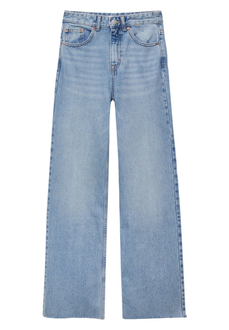 PULL&BEAR Straight leg jeans blauw denim/bluedenim PULL&BEAR Straight leg jeans blauw denim/bluedenim