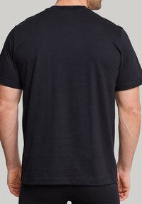 Schiesser AMERICAN 4ER PACK - Undershirt - schwarz