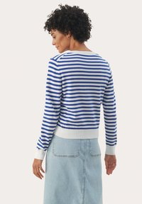 Part Two TANISHA - Kardigán - deep ultramarine stripe
