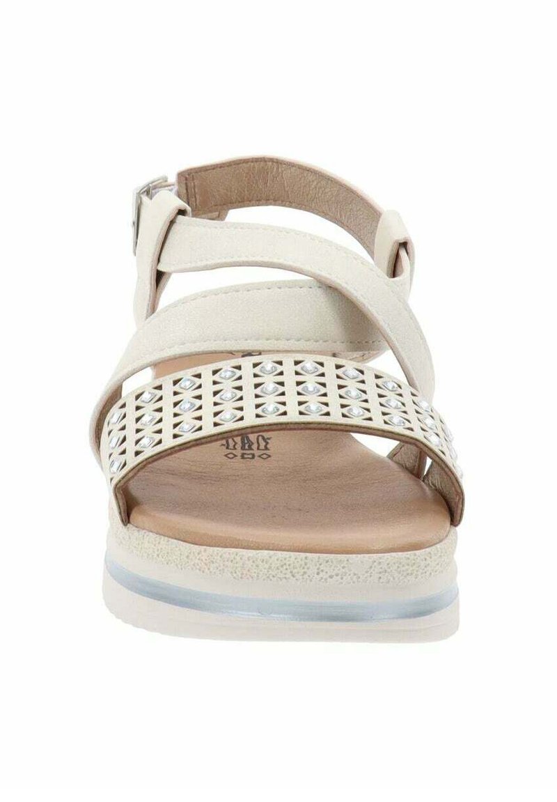 Valleverde Sandalen met plateauzool bianco/wit