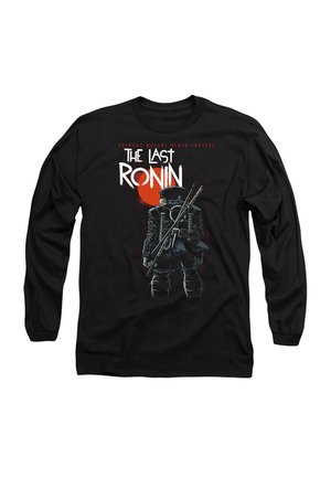 Long-sleeve black T-shirt featuring a graphic of a ninja turtle with weapons, set against a red circle and white text reading "The Last Ronin."