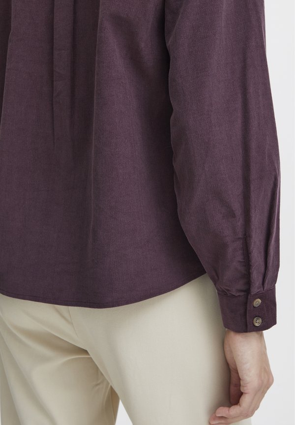 BYDINIA - Button-down blouse - plum perfect2