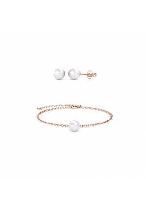 PARURE FULL MOON PEARL SET - Orecchini - couleur or rose / cristal