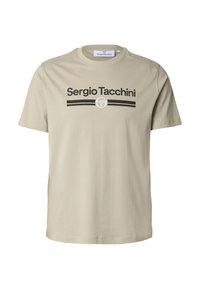 T-shirt con stampa - abbey stone black