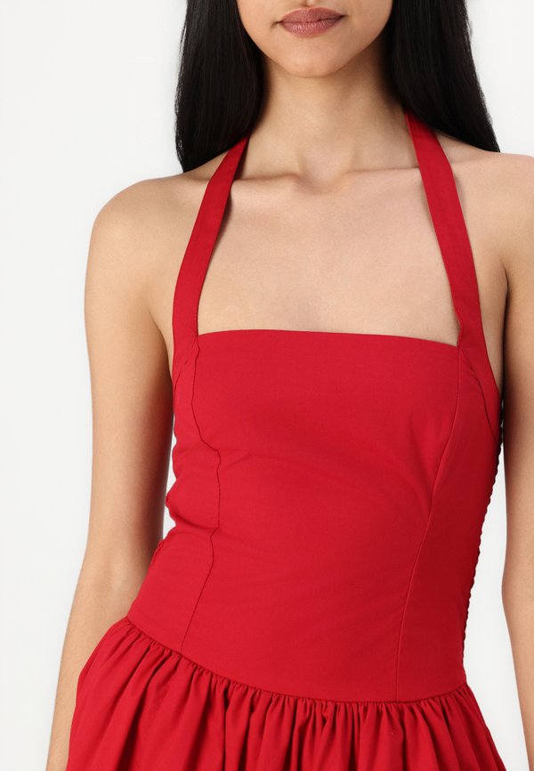 Halter Mini Bubble Skort Dress - Day dress3