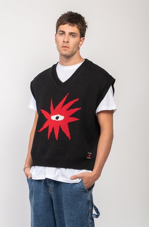 TRICKY LOVE UNISEX - Svetrík - black
