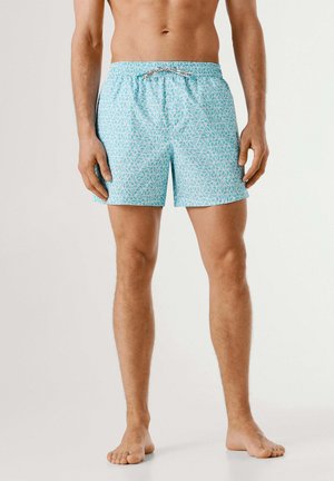 PRINT - Zwemshorts - light turquoise blue
