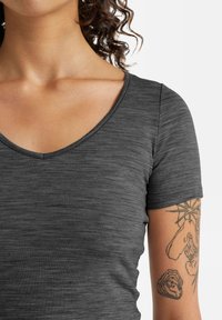 icebreaker SIREN SWEETHEART - Undertröja - MEDIUM GREY