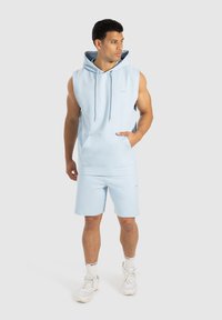 Smilodox MARELL TANK HOODIE - Top - hellblau