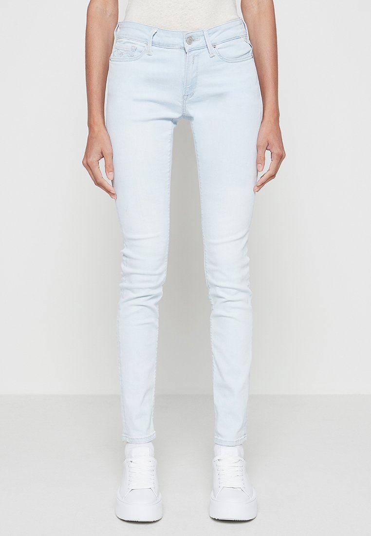 Replay Jeans Skinny Fit lichtblauw denim