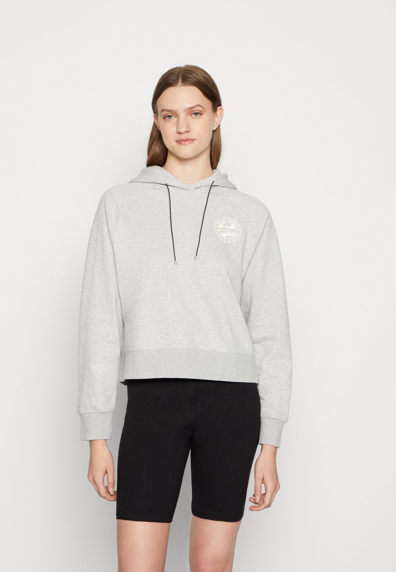 Damen Sweatshirts | Scotch & Soda RELAXED FIT RAGLAN CROPPED HOODIE Sweatshirt light grey melange/hellgrau - XZ13671 Damen Sweatshirts | Scotch & Soda RELAXED FIT RAGLAN CROPPED HOODIE Sweatshirt light grey melange/hellgrau - XZ13671