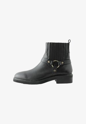 Next, REGULAR FIT - FOREVER COMFORT HARDWARE HARNESS - Klassikalised poolsaapad - black leather