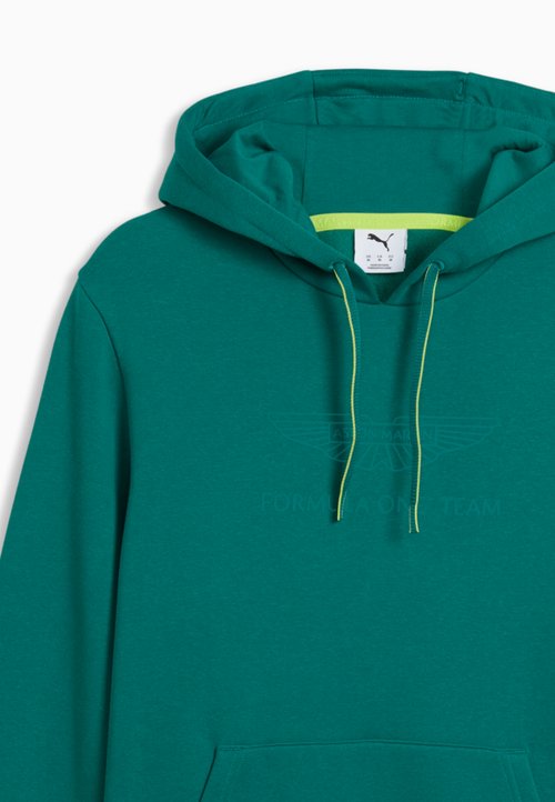 PUMA Sudaderas de Casual de Hombre AMF1 Essential Sweat Logo Hood Verde — foto 6