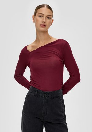 s.Oliver Long sleeved top - rubinrot