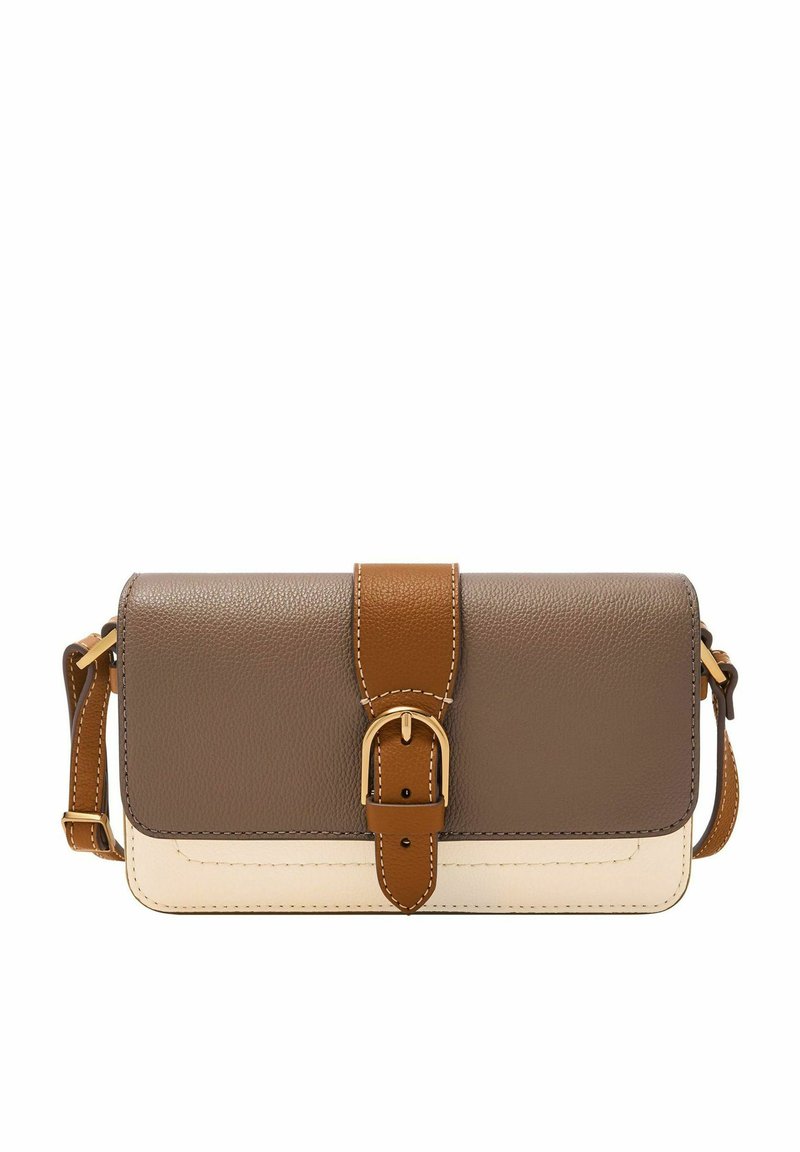 Fossil ZOEY FLAP - Sac bandoulière - bone   brown