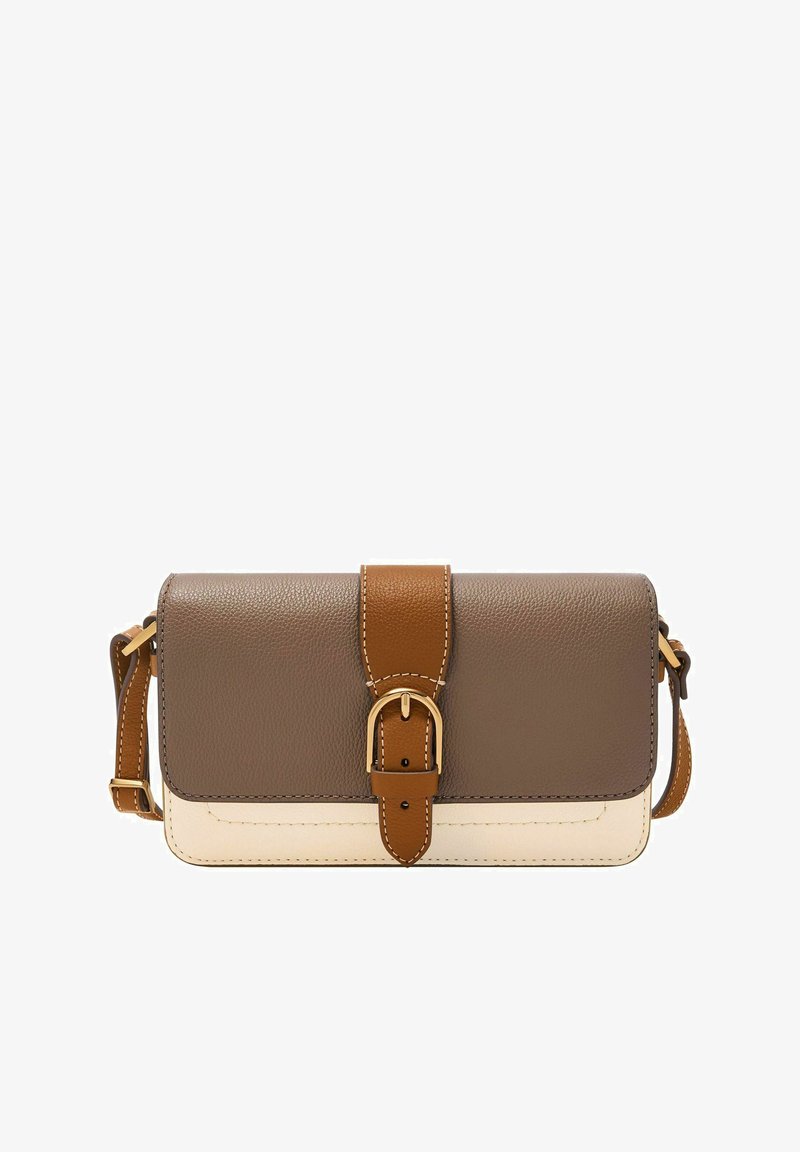 Fossil ZOEY FLAP - Sac bandoulière - bone brown