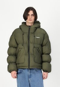 LOW LIGHTS STUDIOS® VELA PUFFER JACKET UNISEX - Vinterjakke - khaki