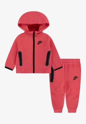 TECH UNISEX SET - Pantaloni sportivi - aster pink