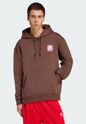 GRAPHIC - Felpa con cappuccio - auburn