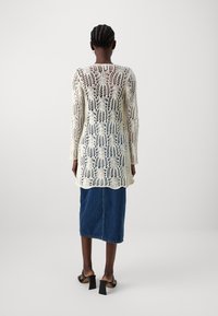 ONLY ONLLIZZY LONG CARDIGANNT - Vest - pumice stone