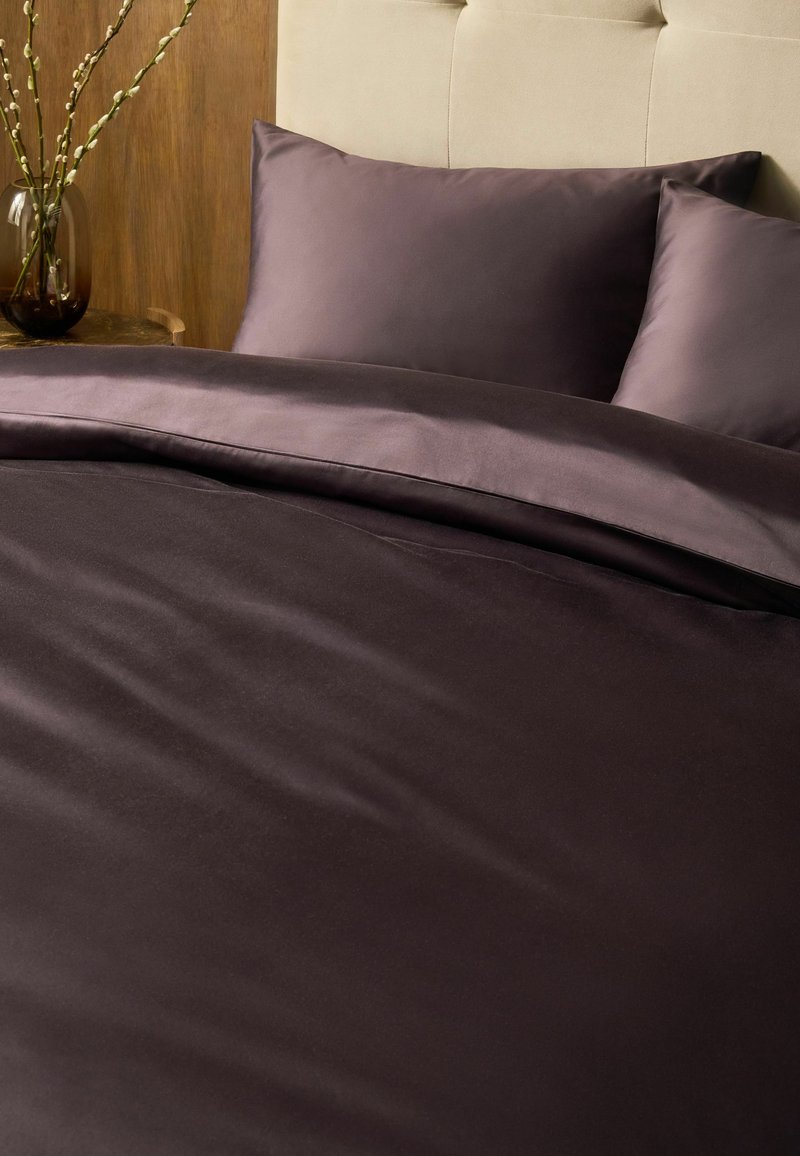 Next SET - Bettwäsche - chocolate brown/dunkelbraun