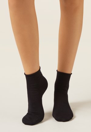 Calzedonia SEAMLESS SHORT - Strumpor - Black