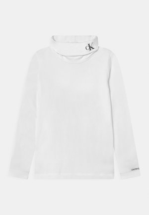 Langærmet T-shirt - white