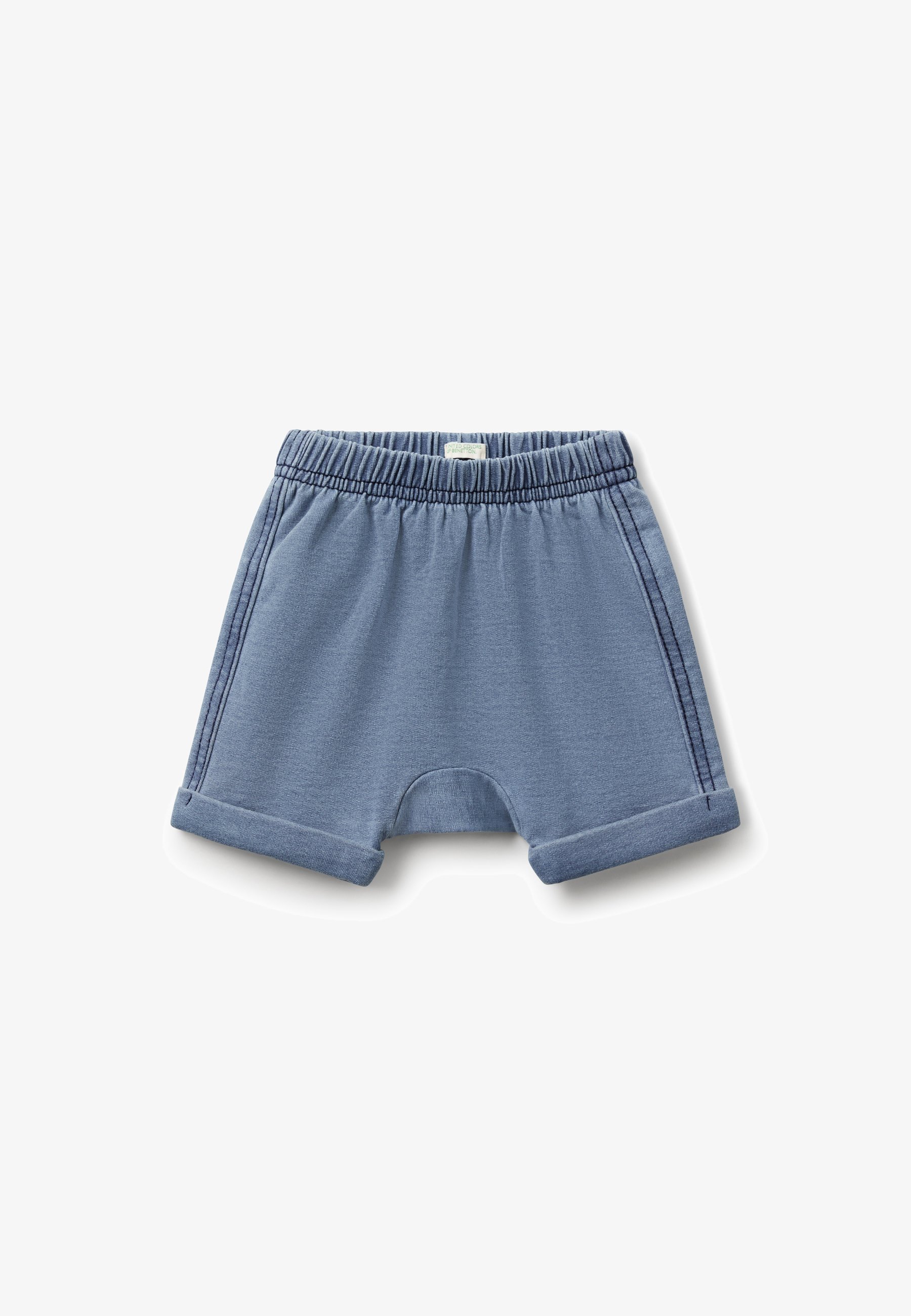 Pantaloncini Bimbo United Colors Of Benetton - Cotone 100%, Vita Elasticata, Tasche Vere, Modello Fiammato - Foto 11