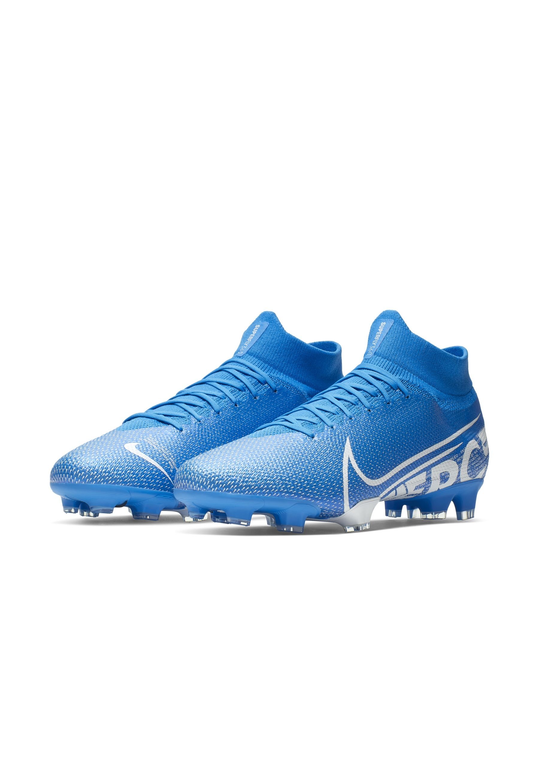 crampon nike mercurial bleu