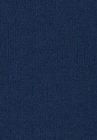 Dunkelblaues Strickgewebe mit einer feinen, leicht strukturierten Oberfläche. Gleichmäßige Farbausführung ohne sichtbare Muster oder Akzente.