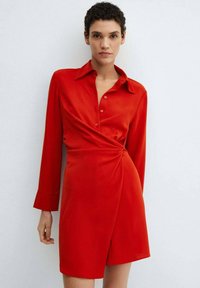Mango Blusenkleid - red