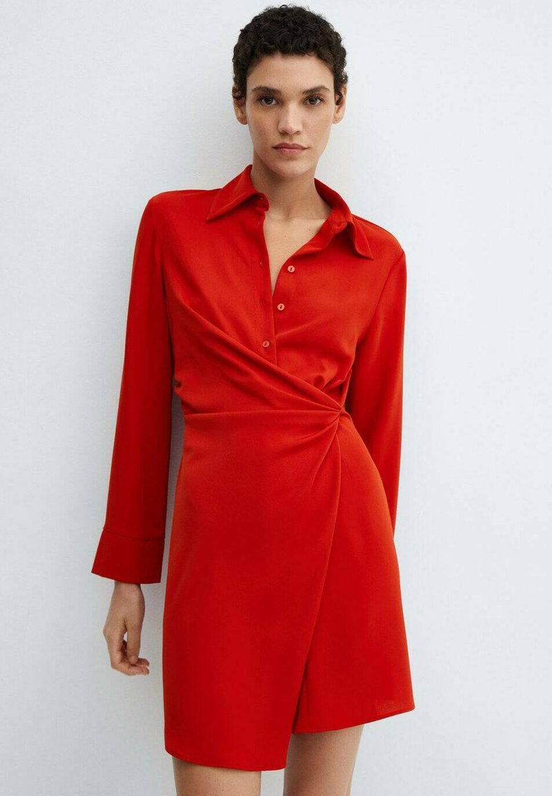 Mango Blusenkleid - red