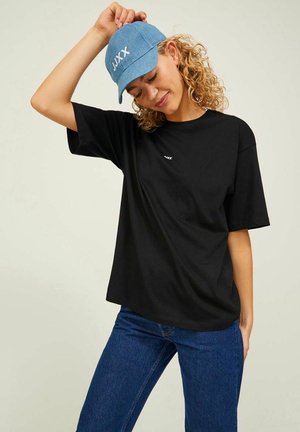 JXANDREA SS LOOSE EVERY LOGO TEE NOOS - Paprasti marškinėliai - black