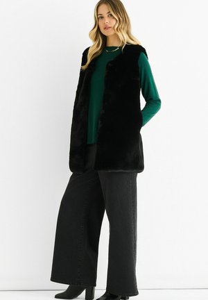 NO CUT SLEEVELESS  - Waistcoat - black