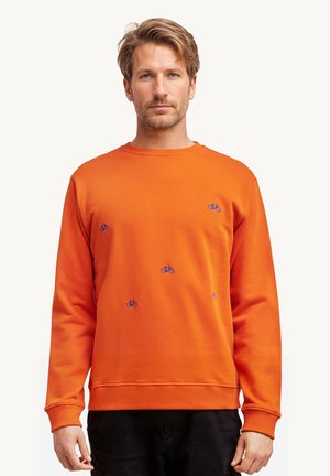 BIKES EMBROIDERY - Sweatshirt - orange