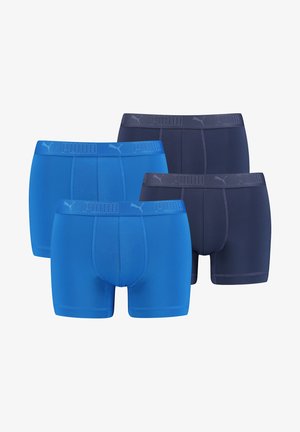 Puma 4 PACK - Kurze Boxershorts - blue combo