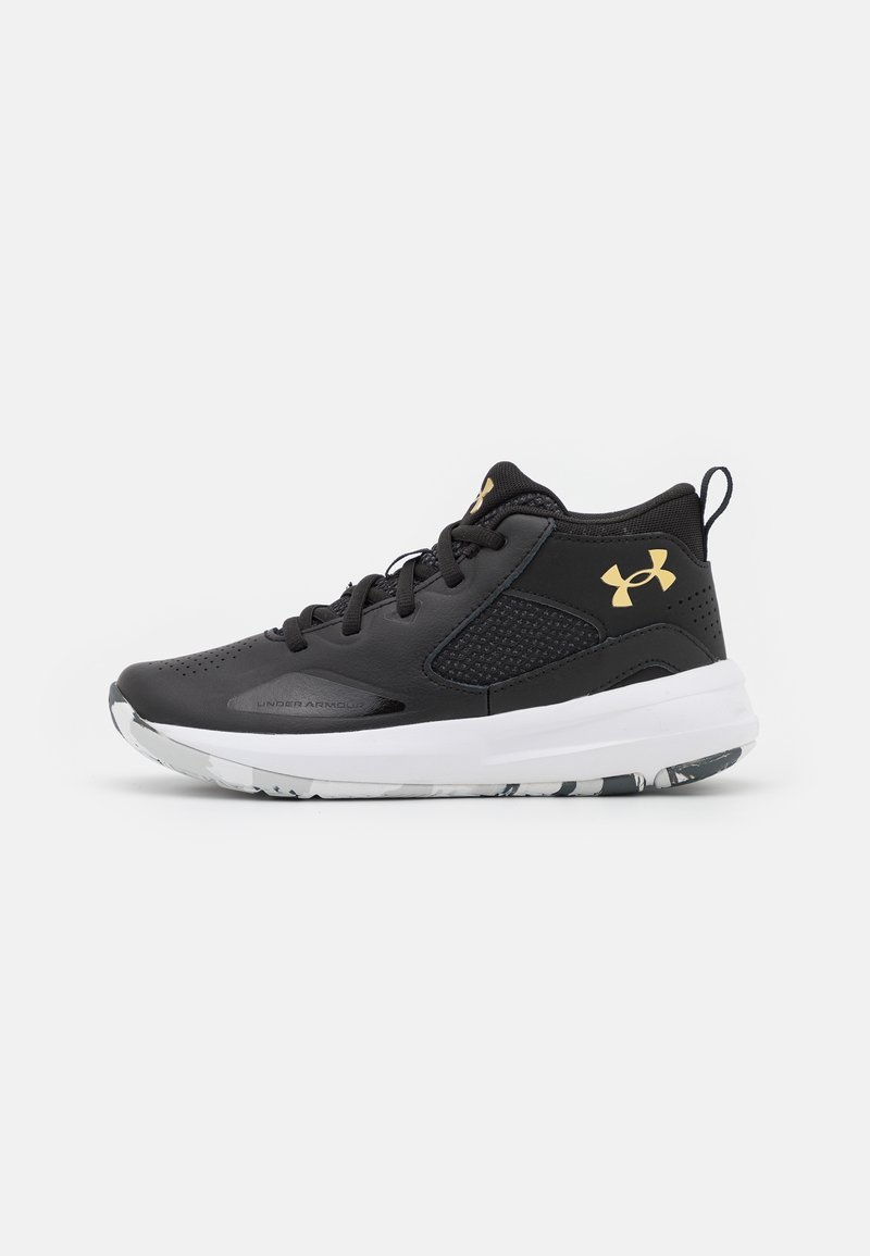 Under Armour LOCKDOWN 5 UNISEX Basketball shoes black/gold/black