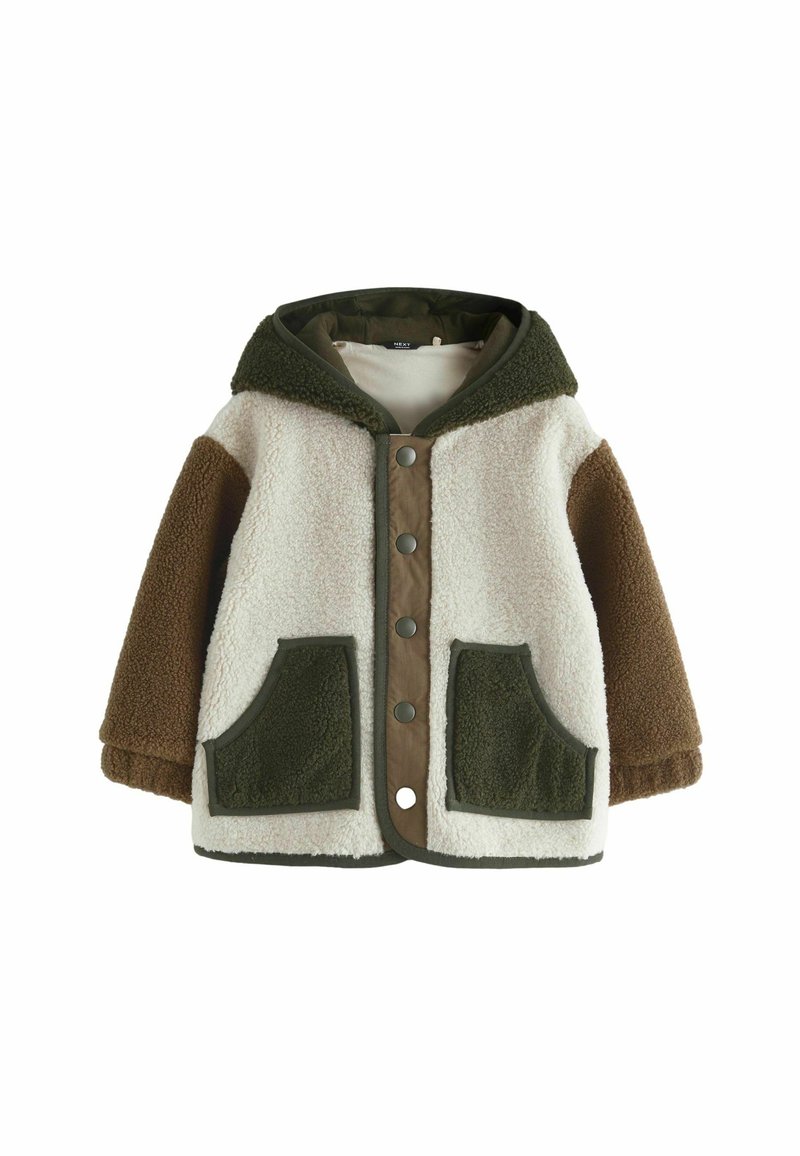 Next REGULAR FIT - Fleecejakke - ecru green