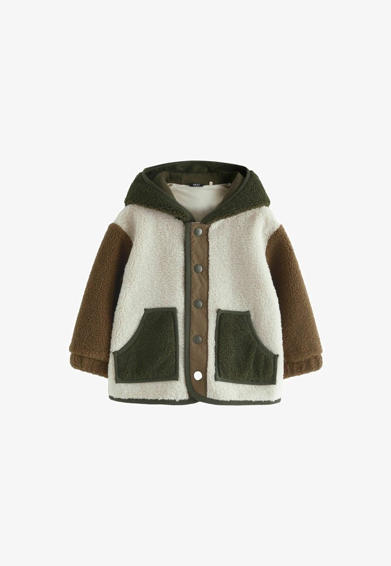 Next REGULAR FIT - Fleecejakke - ecru green