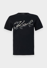 ORCHID LOGO  - Triko s potiskem - black