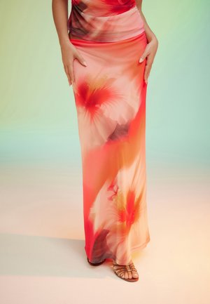 Next Jupe longue - pink hibiscus