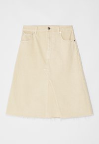 DECONSTRUCTED MIDI SKIRT - Jupe trapèze - khaki