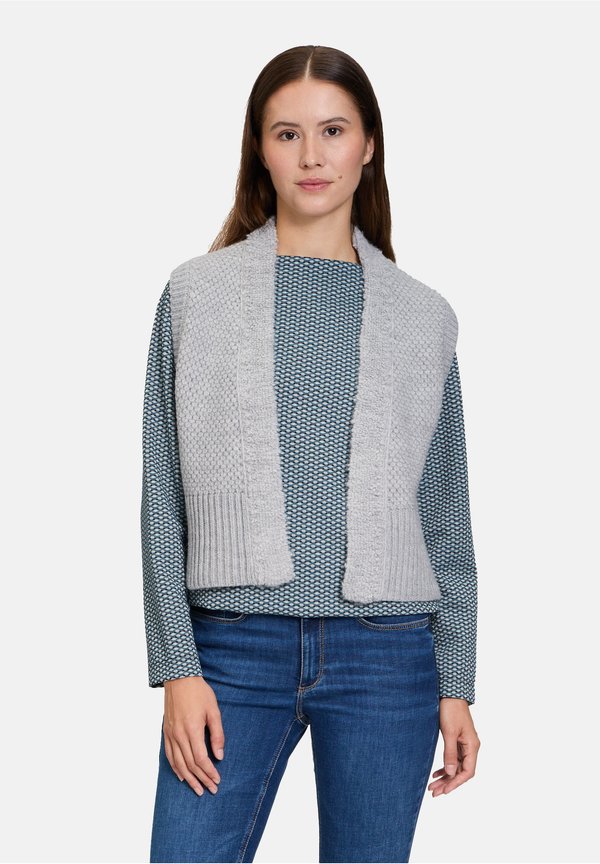 MOUWLOOS ZONDER MOUW - Weste - light silver melange