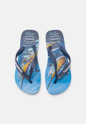 CONSERVATION INTERNATIONAL UNISEX - Sandalias de dedo - blue star