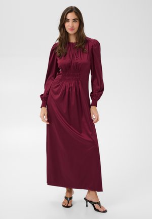 Cream, CRTRILLE DRESS - Robe longue - zinfandel
